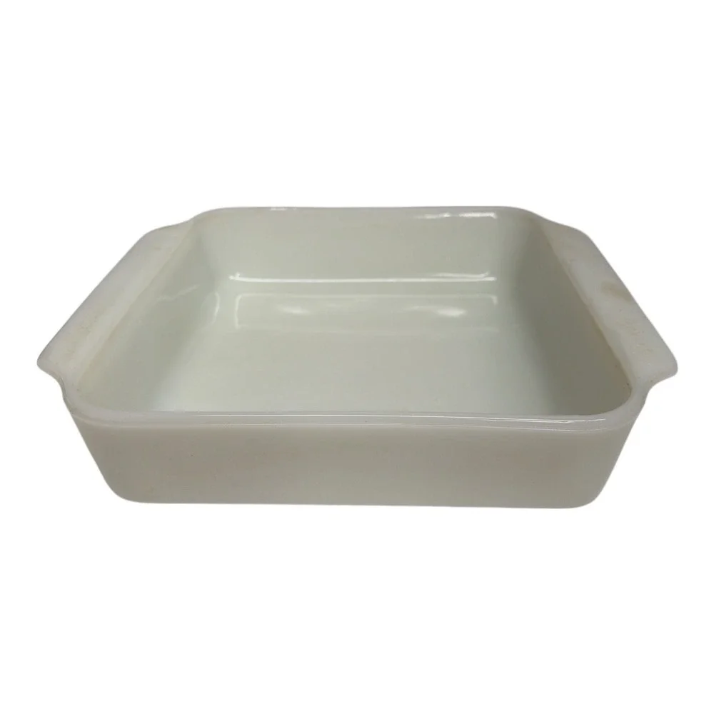 Anchor Hocking Fire King White Milk Glass 8.5